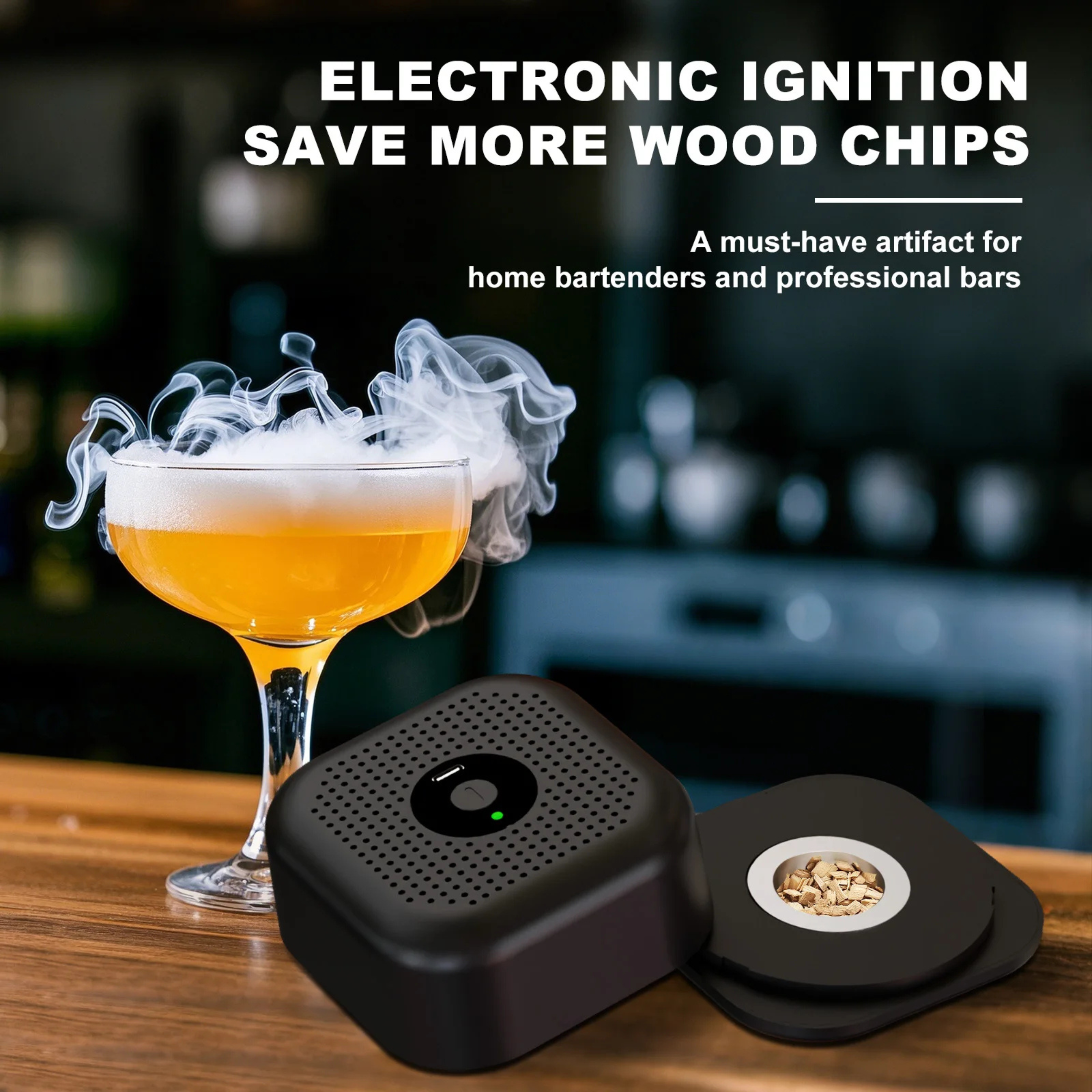 BARREL & EMBER™ ELECTRIC WHISKEY SMOKE KIT COMBO