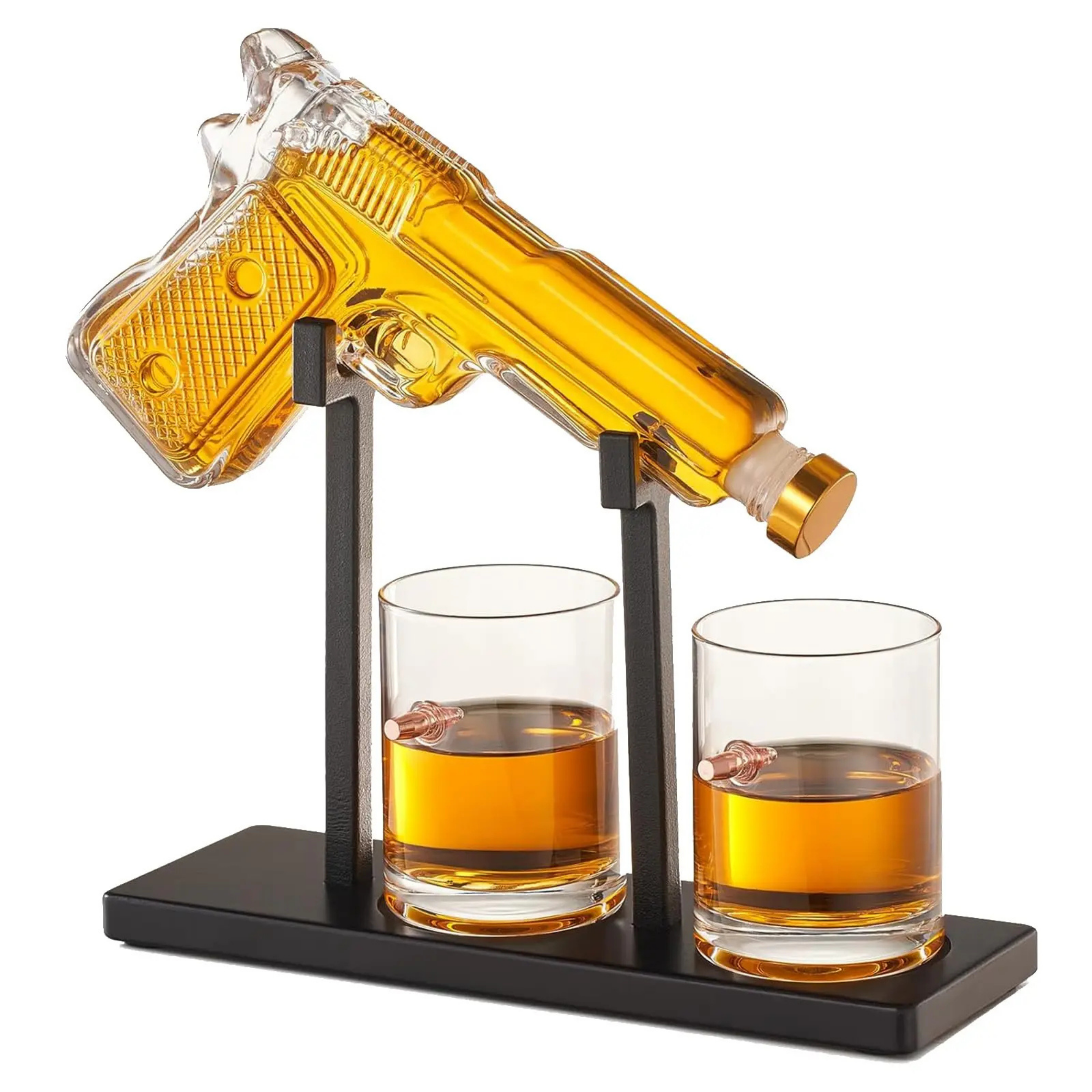 BARREL & EMBER™ WHISKEY GUN DECANTER SET