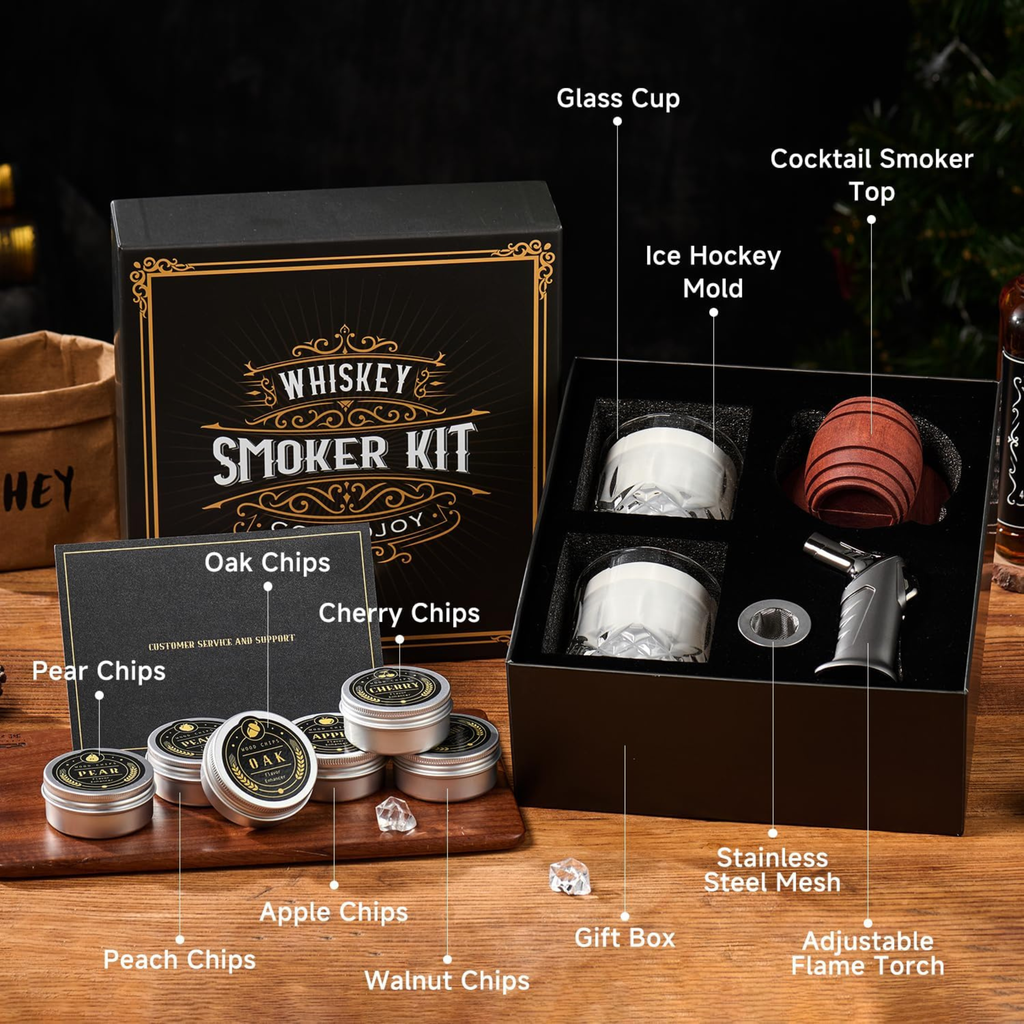 BARREL & EMBER™ WHISKEY SMOKE KIT COMBO