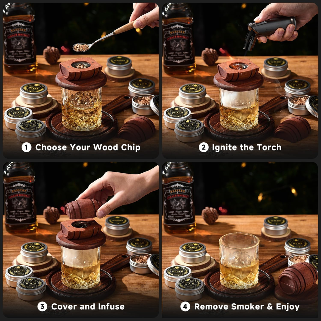 BARREL & EMBER™ WHISKEY SMOKE KIT COMBO